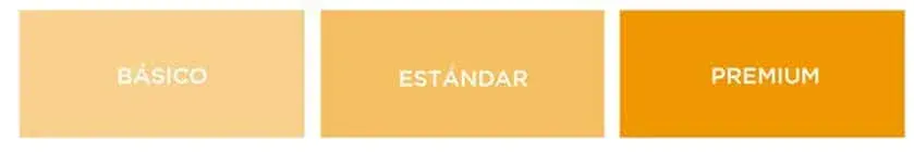 Tipos de paquetes en presupuesto Transvolando